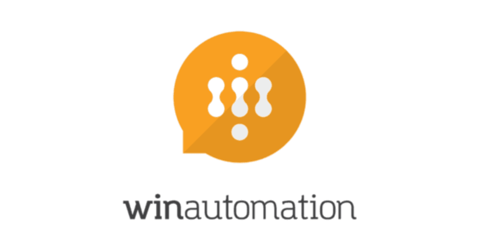 WinAutomation platform visual used for robotic process automation workflows